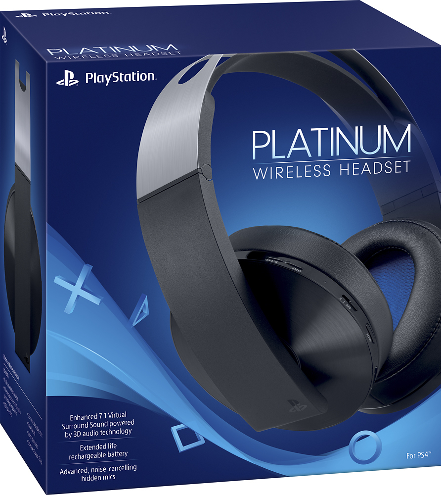 playstation 4 wireless headset platinum